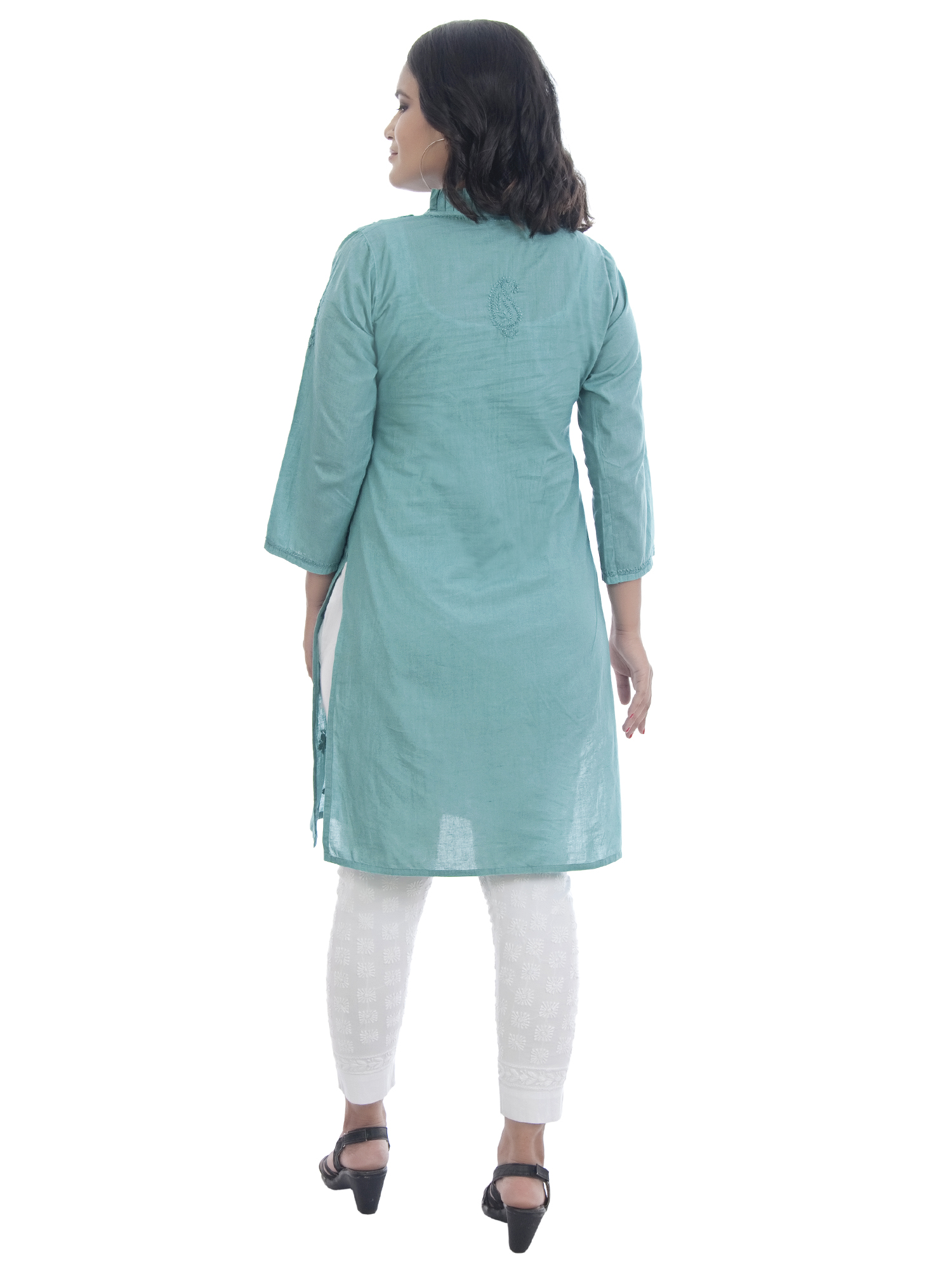 A5 FRILL NECK KURTI (5)