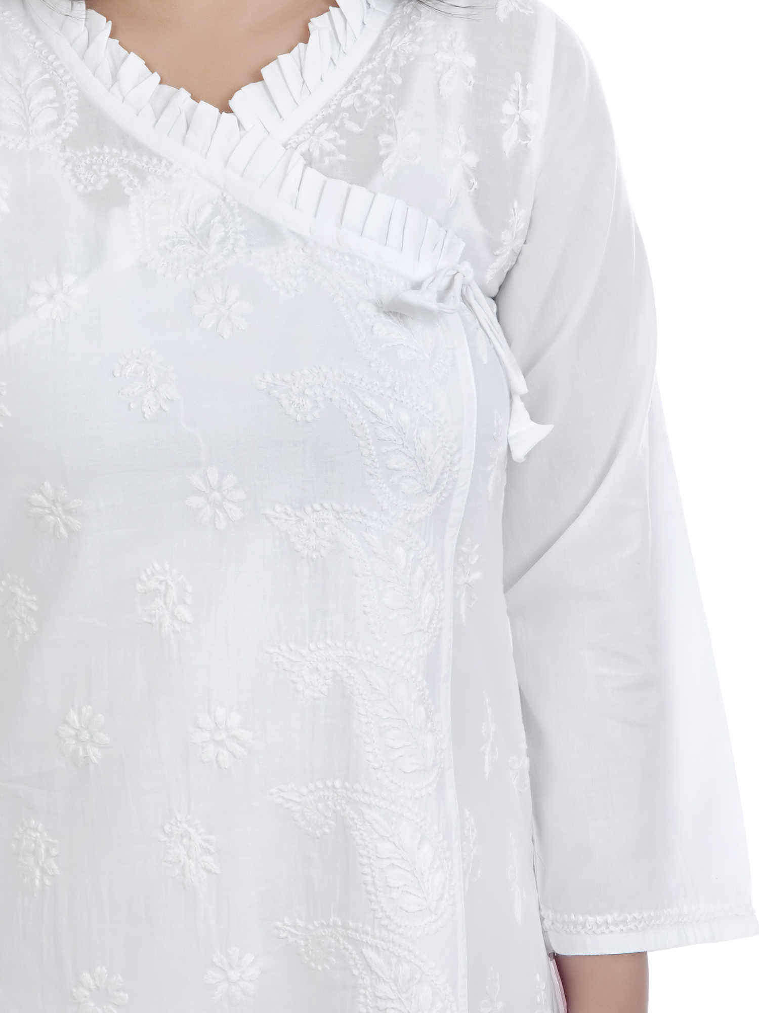 A5 FRILL NECK KURTI (7)