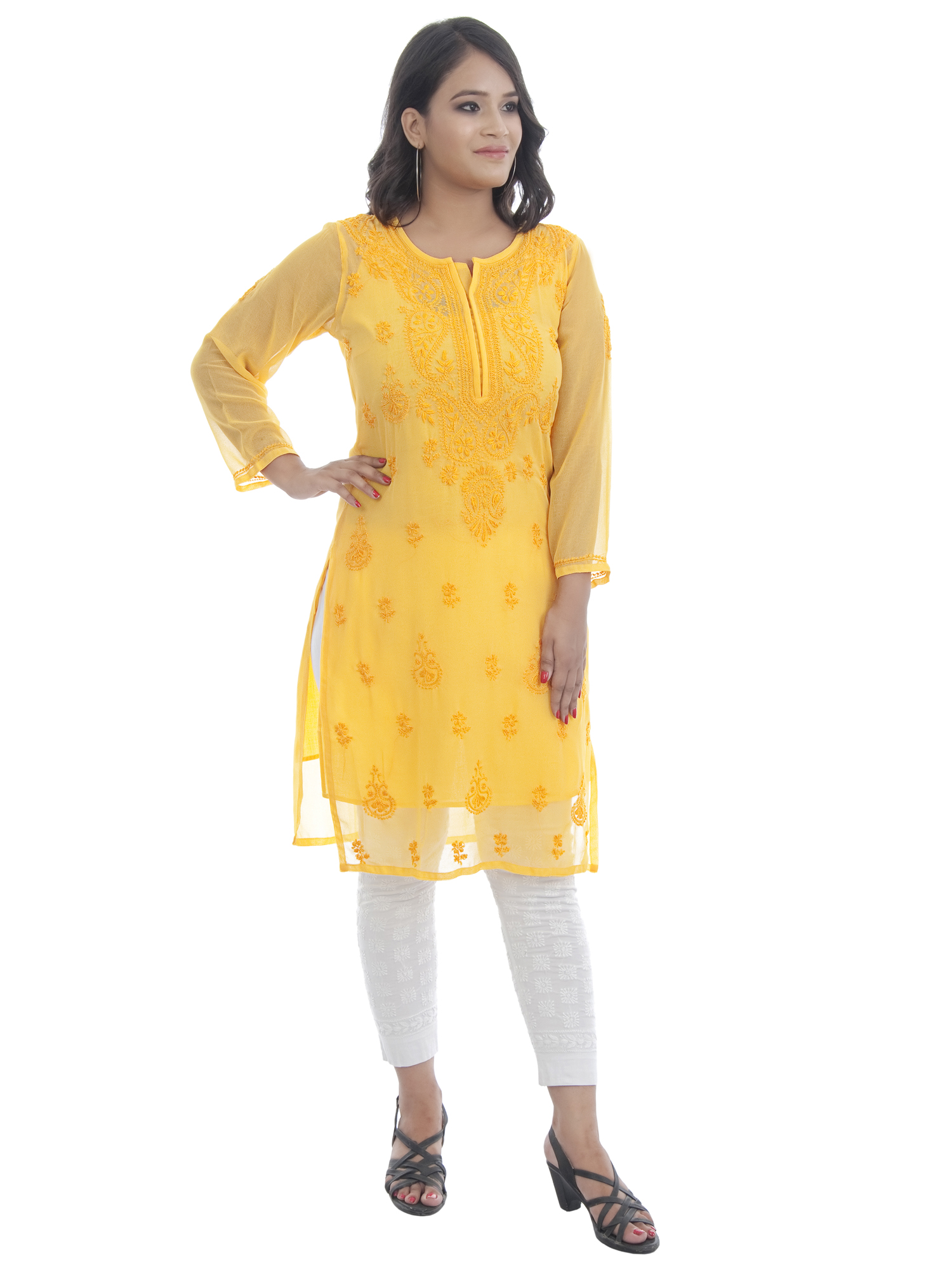 A6 PIPING NECK KURTI (1)