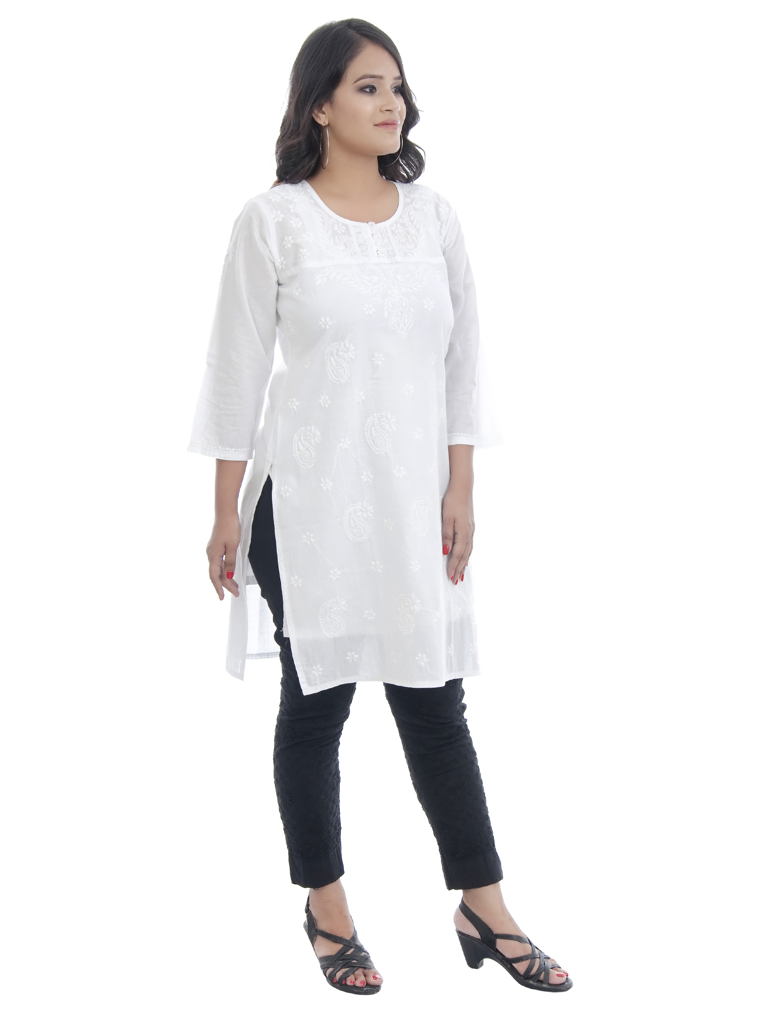 A7 CRYSTAL BUTTON KURTI (3)